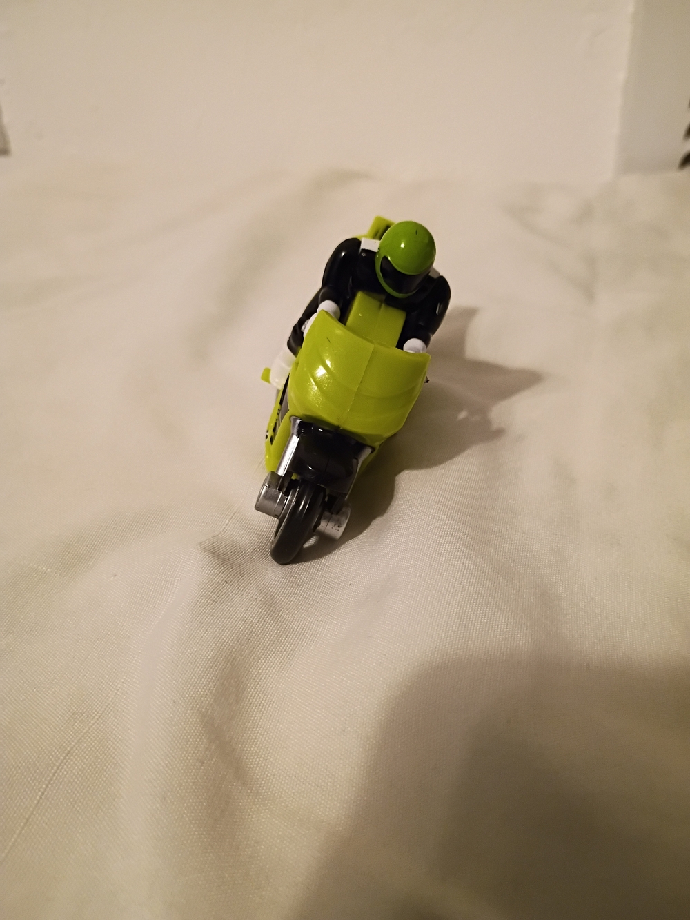 Green Kids Motorcycle Toy with Rider - Unbranded - Picture 3 of 9